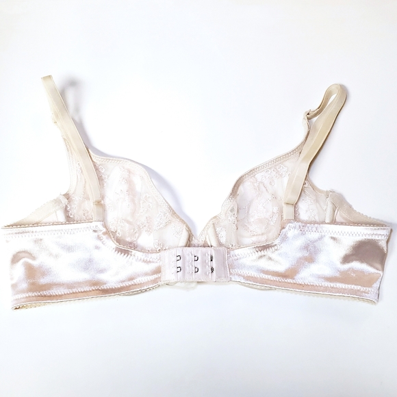 Rare Vintage Christian Dior Lace Bra 34B Pink - Picture 8 of 11